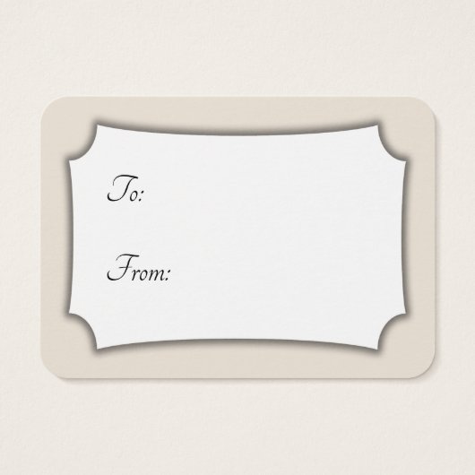 Minimal Baby Display Shower Cream Gift Card (Dos)