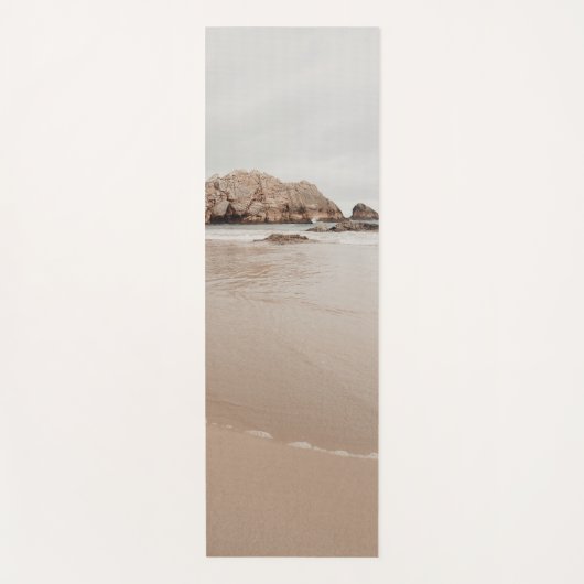 Minimal beige coastal yogamat (Voorkant)