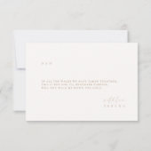 Minimal Beige Marchez-Moi Sur La Carte De Proposit (Dos)