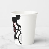 Minimal Bicycle Art Papieren Bekers (Links)