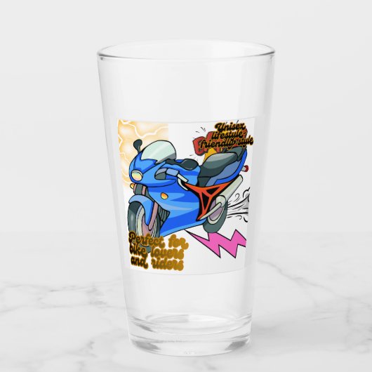 Minimal Bike Art Graphic Glas (Voorkant)