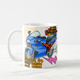 Minimal Bike Art Graphic  Koffiemok