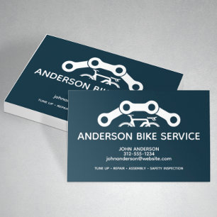 Minimal Bike Repair Maintenance Coaching Service Visitekaartje