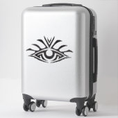 Minimal Black Ink Tattoo Style Artwork Sticker (Koffer)