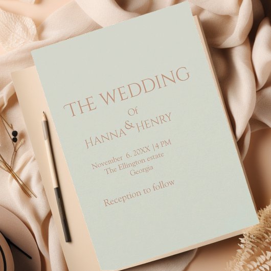 Minimal Black rose or Invitation moderne