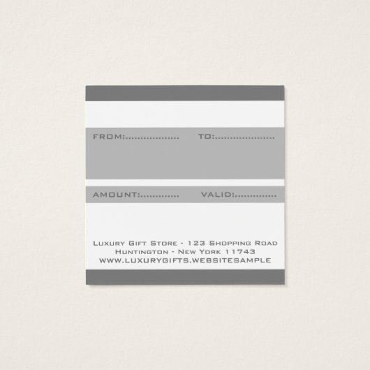 Minimal Blanc Rayures Grises Amour Moderne Chic Ma (Dos)