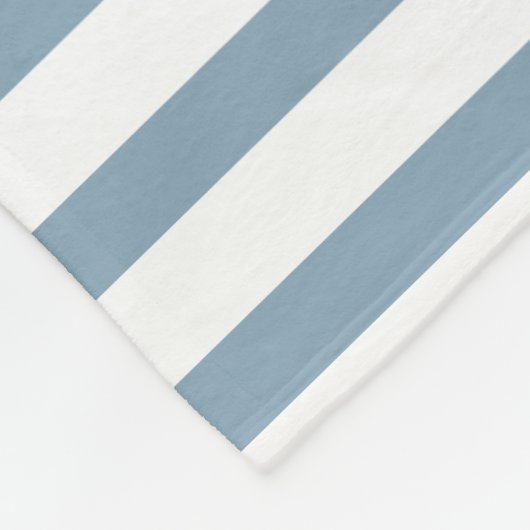 Minimal Blue Stripes Modern Pattern Design Fleece Deken (Hoek)