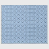 Minimal Blue Symmetry Pattern | Abstract Animal Cadeaupapier (Vlak)