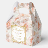 Minimal Blush Gold Waterverf Wedding Favoriet Box Bedankdoosjes