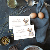 Minimal Boho Bakery Chef Luier Raffle Baby shower Informatiekaartje