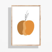 Minimal Boho Pumpkin Herfst Poster