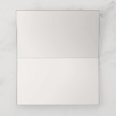 Minimal Boho Waterverf Zonnebloem Rustiek Huwelijk (Binnenkant ongevouwen)