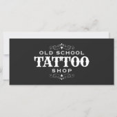 Minimal Bold Tattoo Artist Gift Certification  (Voorkant)