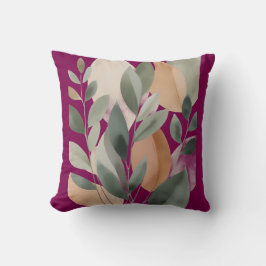 Minimal Botanical Leaf Pattern pillows Kussen