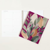 Minimal Botanical Leaf Pattern  Planner (Display)