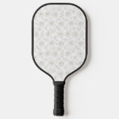 Minimal Botanical Line Art Pattern (4) Pickleball Paddle (Achterkant)
