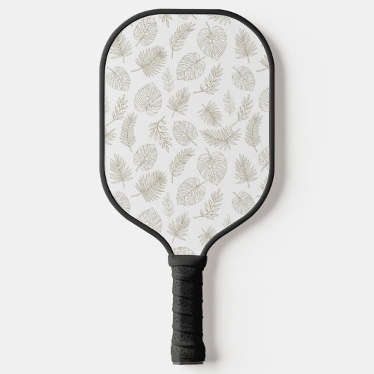 Minimal Botanical Line Art Pattern (6) Pickleball Paddle (Voorkant)
