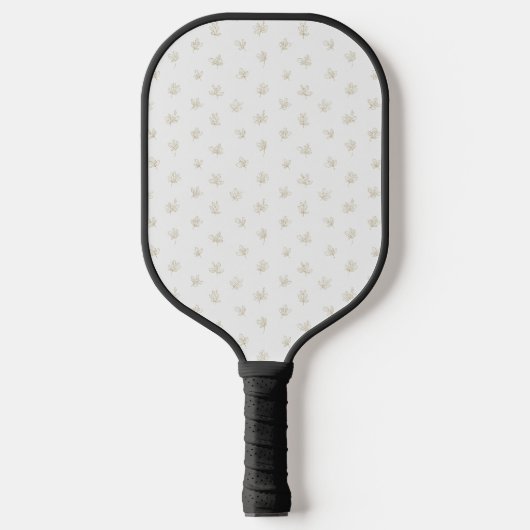 Minimal Botanical Line Art Pattern (7) Pickleball Paddle (Voorkant)