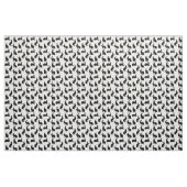 Minimal Bunny Shapes In Black Cute Easter Pattern Stof (Yard (91,4 cm))