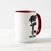Minimal Camera Illustration Photography Mug Mok (Voorkant rechts)