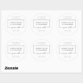 Minimal Candle Tin Sticker Zakelijk Product Label (Vel)