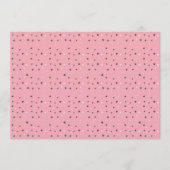 Minimal Cat Faces Pattern on Pink – Cute Pastel Kaart (Voorkant)