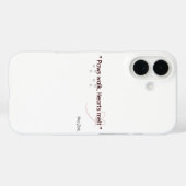 Minimal Cat Lover Phone Case (Achterkant (horizontaal))
