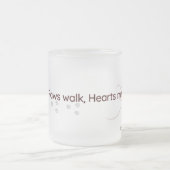 Minimal Cat Paw Lovers Frosted Mug (Centre)