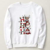 Minimal Christmas Sweatshirt | Modern Holiday Aest (Design voorkant)