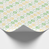 Minimal Circle Grid Pattern Cadeaupapier (Hoek)