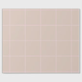 Minimal Color Grid Check Pattern Cadeaupapier (Vlak)