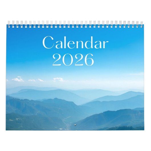 Minimal Desk Calendar for Calm Planning 2026 Kalender (Hoes)