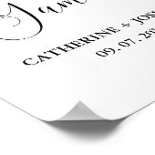 Minimal Dont voelt als dansen speel een spelteken Poster (Hoek)