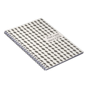 Minimal Dot Pattern Notebook – Plant a Seed Notitieboek