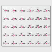 Minimal Dotted Heart Design Cadeaupapier (Vlak)