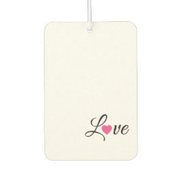 Minimal Dotted Heart Design Luchtverfrisser