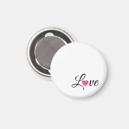 Minimal Dotted Heart Design Magneet