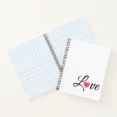 Minimal Dotted Heart Design Notitieboek (Binnen)