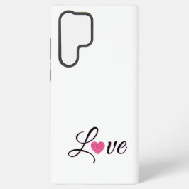 Minimal Dotted Heart Design Samsung Galaxy Hoesje