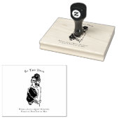 Minimal Editorial Woman Line Art Rubberstempel (Gestempeld)