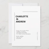 Minimal, Einladung Kaart (Voorkant)