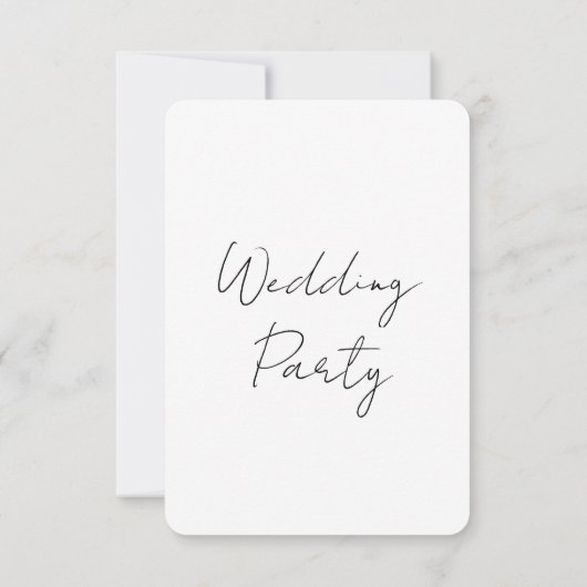 Minimal Elegant Script Wedding Invitation (Dos)