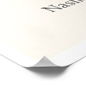 Minimal Elegant Wedding Welcome Sign | Editable 18 Poster (Hoek)