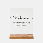 Minimal et chic | Bienvenue Au Mariage (Recto)