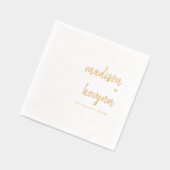 Minimal et chic | Mariage or et blanc (Gauche)