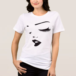 Minimal Face Line Art Women’s T-Shirt