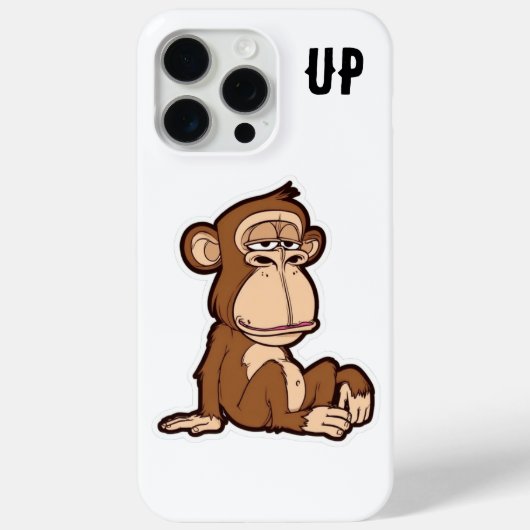 Minimal Face Monkey – aesthetic buyers Phone Cove Case-Mate iPhone Case (Achterkant)