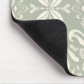 Minimal Floral Pattern Mouse Pad Muismat (Hoek)