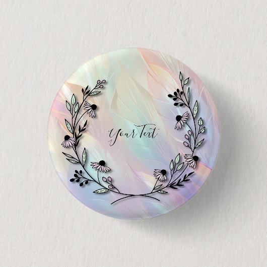 Minimal Flower Button (Voorkant)