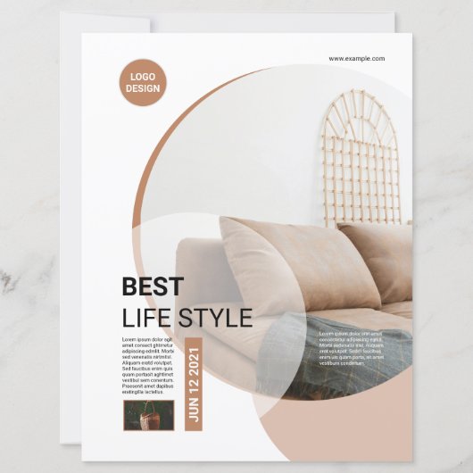 Minimal Flyer Template | Clean & Modern (Achterkant)